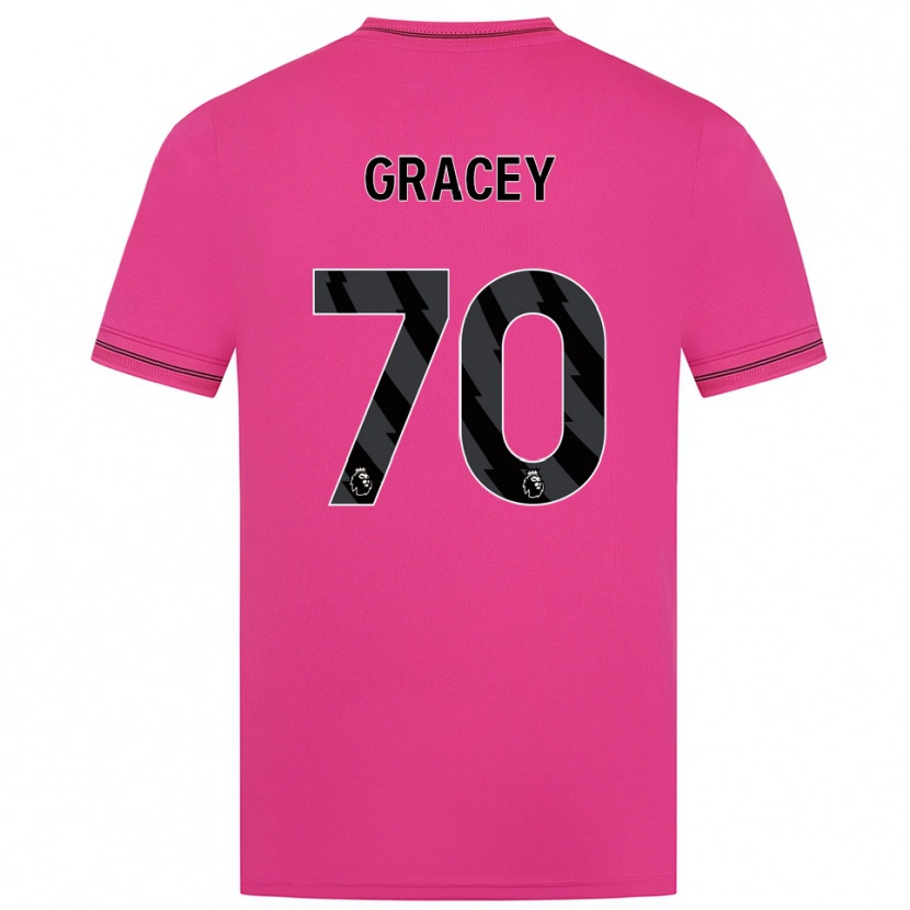 Danxen Kinderen Josh Gracey #70 Magenta Zwart Keepersshirt 2025/26 T-Shirt