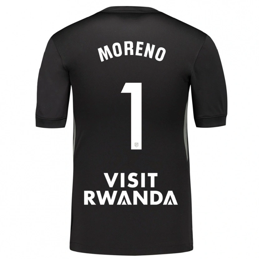 Danxen Kinderen Álvaro Moreno #1 Zwart Wit Keepersshirt 2025/26 T-Shirt