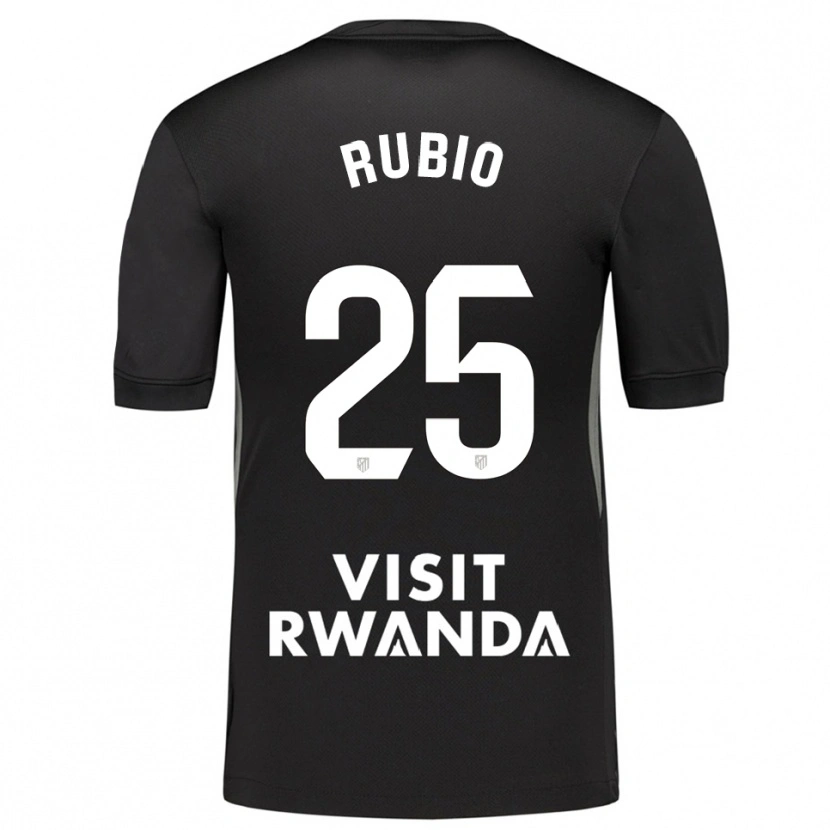Danxen Kinderen Daniel Rubio #25 Zwart Wit Keepersshirt 2025/26 T-Shirt