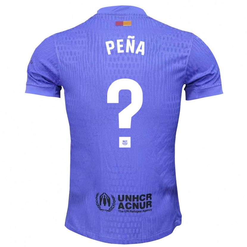 Danxen Kinderen Pablo Peña #0 Blauw Zwart Keepersshirt 2025/26 T-Shirt