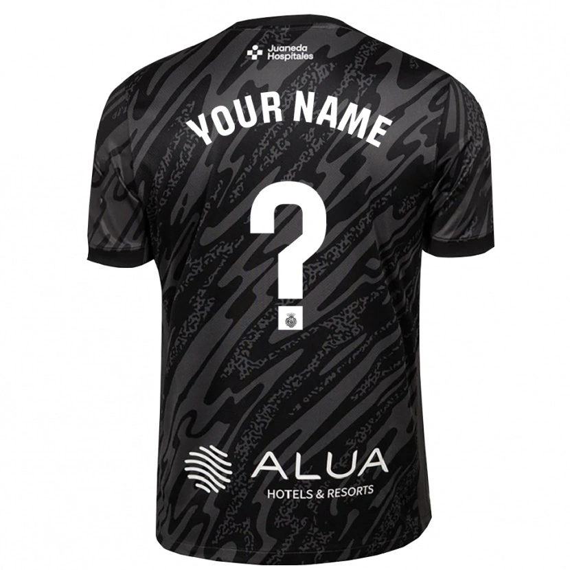 Danxen Kinderen RCD Mallorca Donkergrijs Zwart Keepersshirt 2025/26 T-Shirt