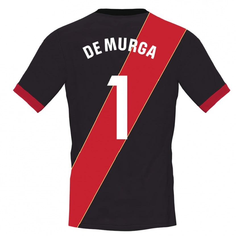 Danxen Kinderen Ana De Murga #1 Zwart Rood Keepersshirt 2025/26 T-Shirt
