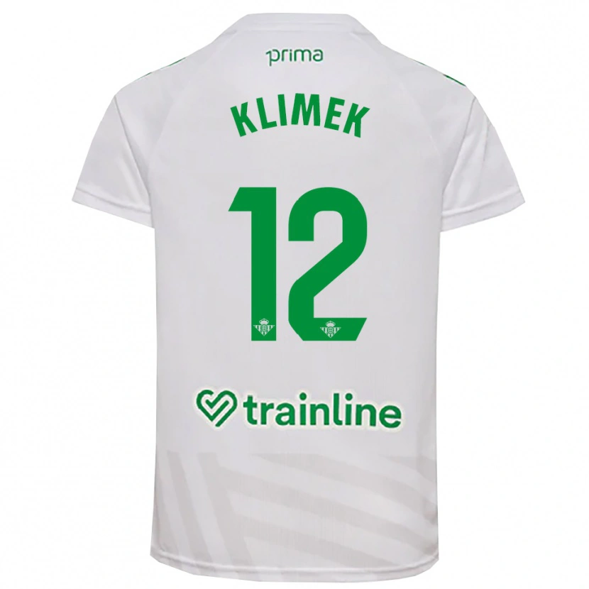 Danxen Kinderen Bruno Klimek #12 Wit Groen Keepersshirt 2025/26 T-Shirt