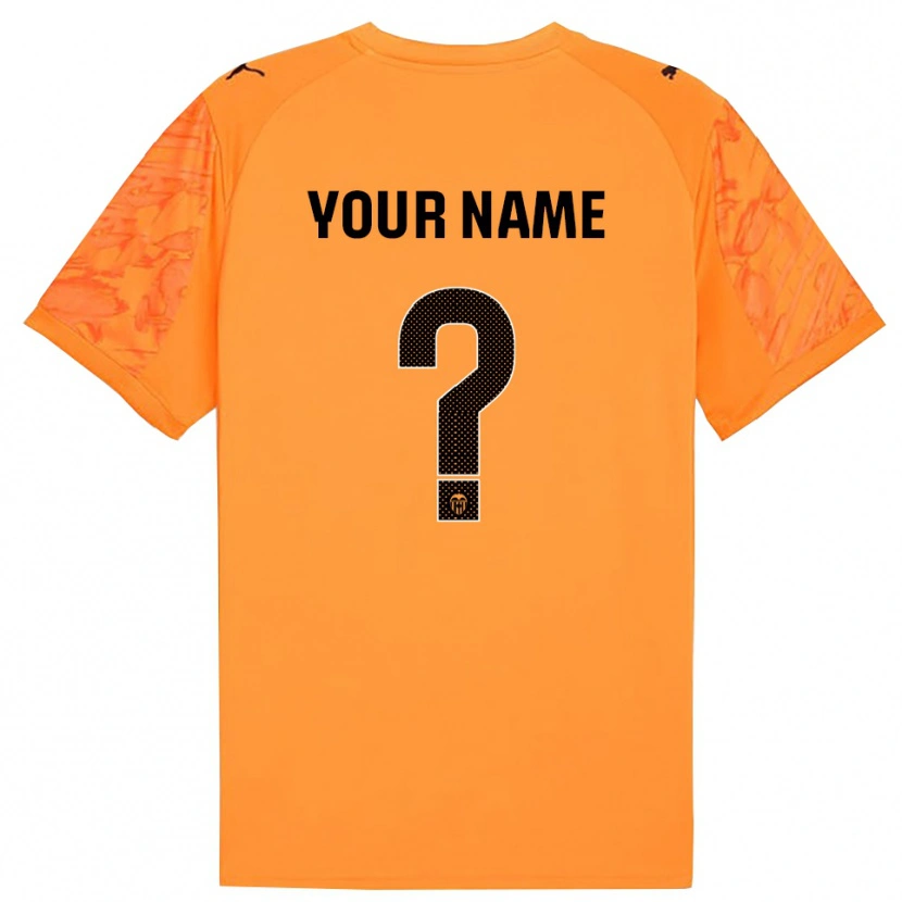 Danxen Kinderen Valencia Oranje Zwart Keepersshirt 2025/26 T-Shirt