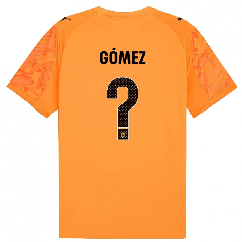 Danxen Kinderen Alain Gómez #0 Oranje Zwart Keepersshirt 2025/26 T-Shirt