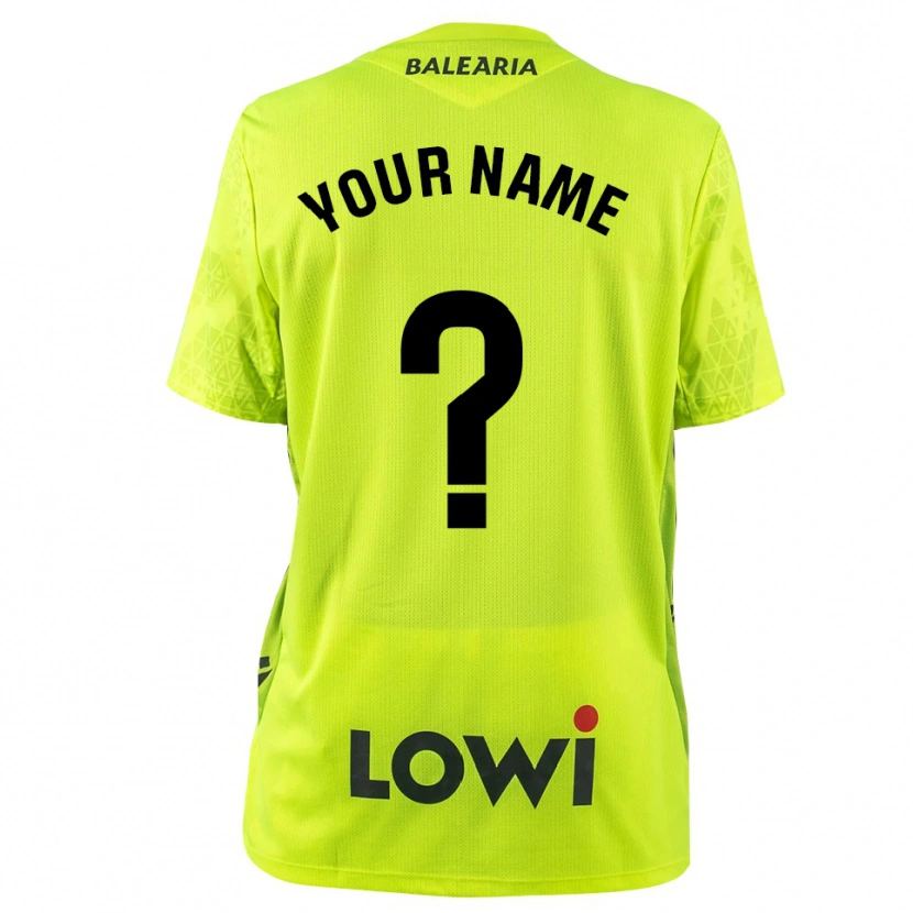 Danxen Kinderen Levante UD Fluorescerend Groen Zwart Keepersshirt 2025/26 T-Shirt