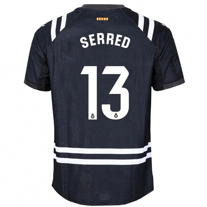 Danxen Kinderen Llorenç Serred #13 Zwart Wit Keepersshirt 2025/26 T-Shirt