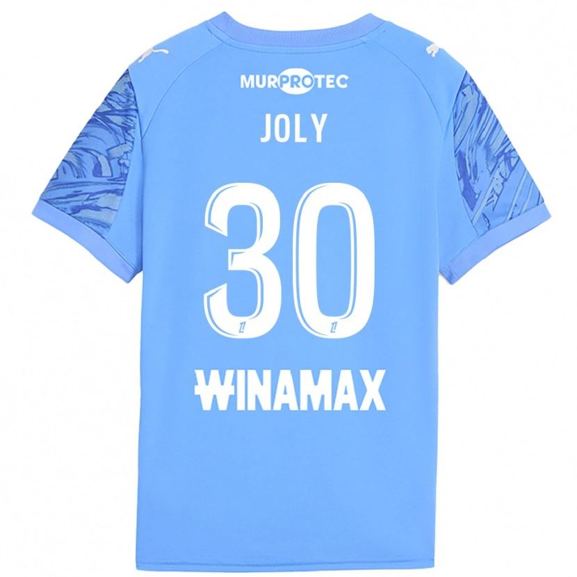 Danxen Kinderen Blandine Joly #30 Lichtblauw Wit Keepersshirt 2025/26 T-Shirt