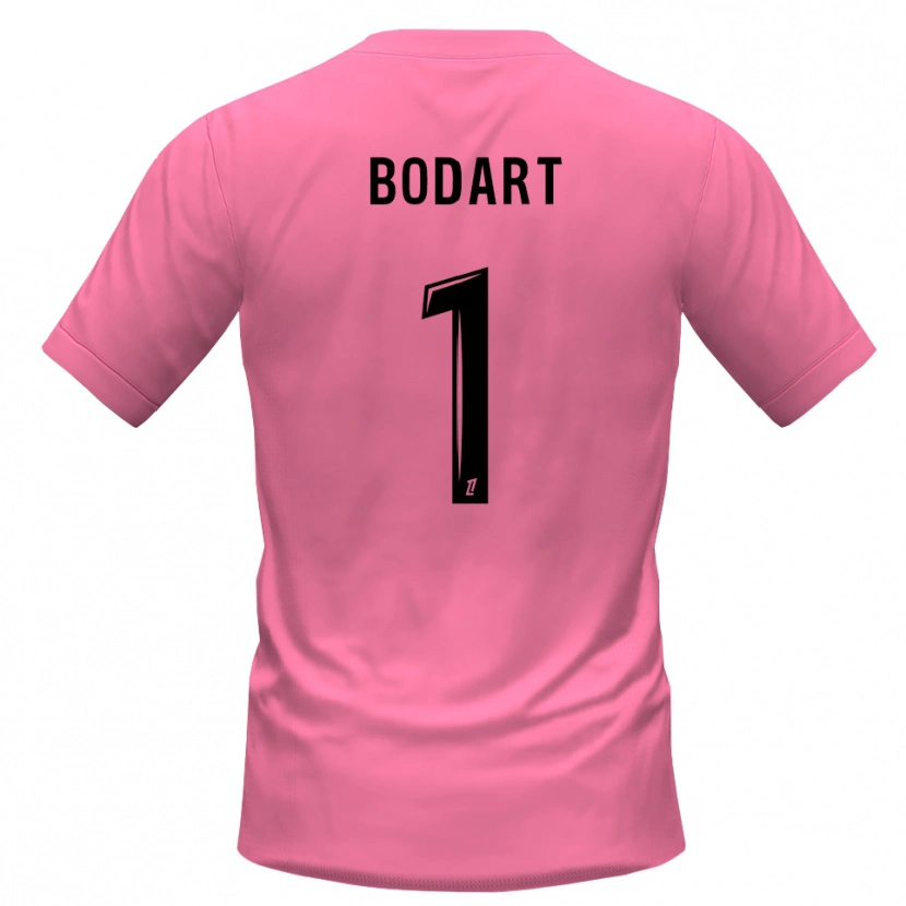 Danxen Kinderen Arnaud Bodart #1 Roze Zwart Keepersshirt 2025/26 T-Shirt