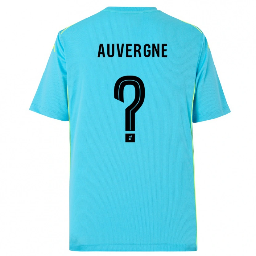 Danxen Kinderen Dorian Auvergne #0 Hemelsblauw Zwart Keepersshirt 2025/26 T-Shirt