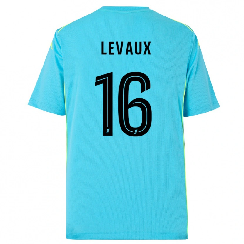 Danxen Kinderen Lana Levaux #16 Hemelsblauw Zwart Keepersshirt 2025/26 T-Shirt
