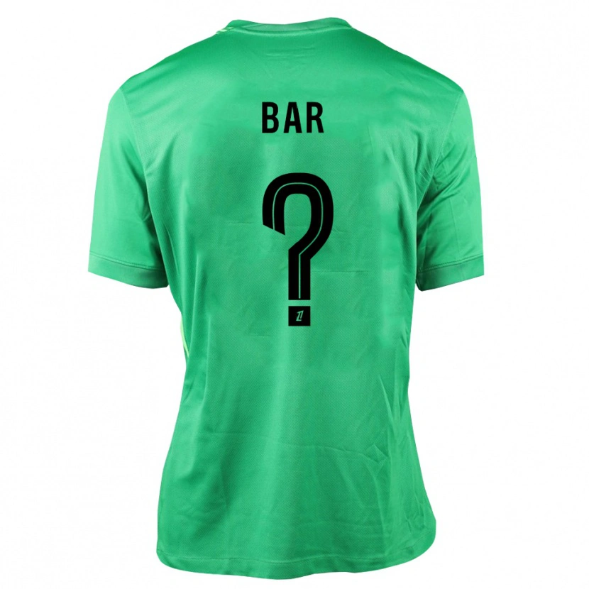 Danxen Kinderen Arthur Bar #0 Groen Zwart Keepersshirt 2025/26 T-Shirt