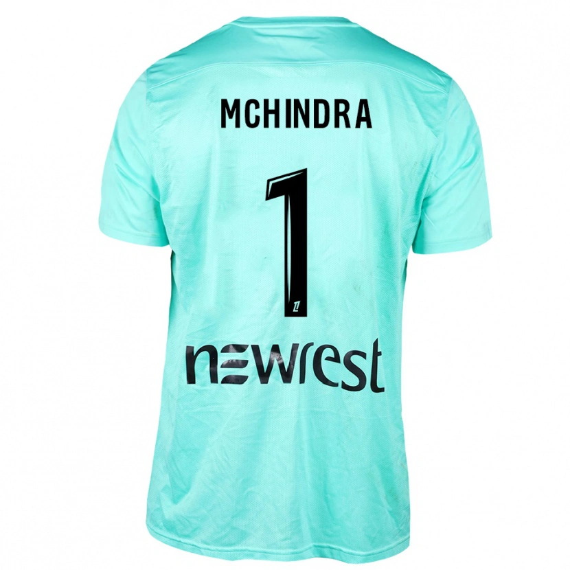 Danxen Kinderen Naime Said Mchindra #1 Aqua Zwart Keepersshirt 2025/26 T-Shirt