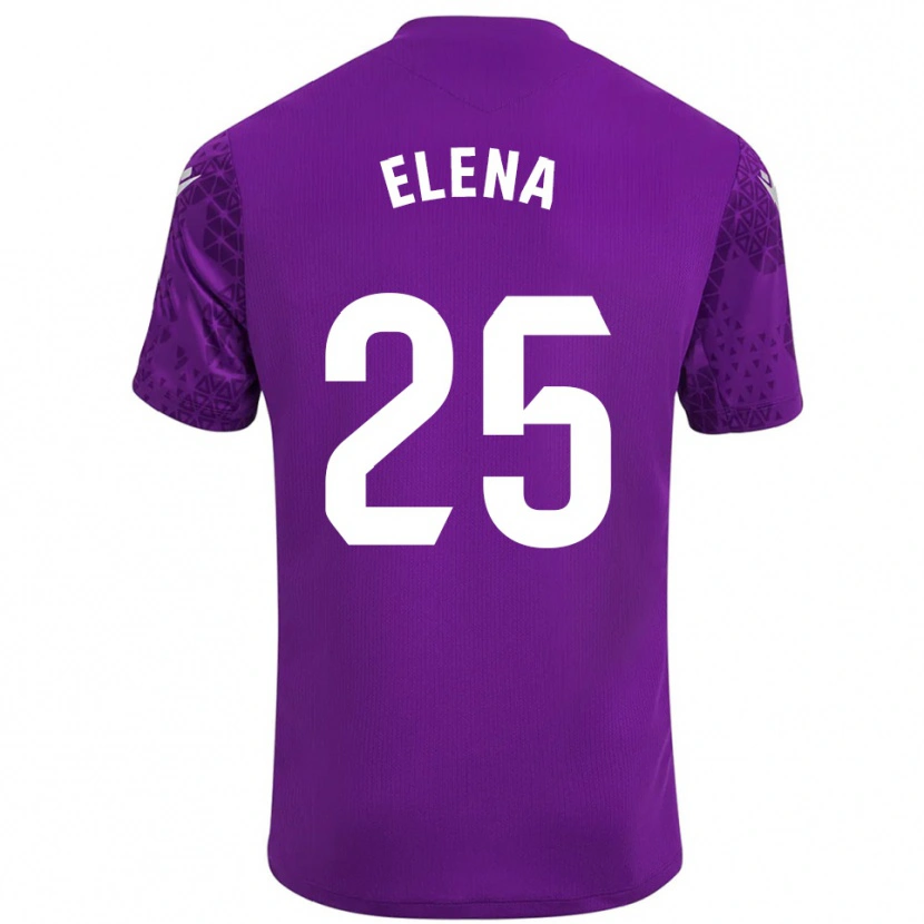 Danxen Kinderen Elena Gómez Labrador #25 Donker Paars Wit Keepersshirt 2025/26 T-Shirt