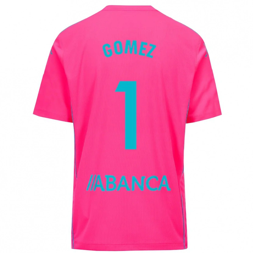 Danxen Kinderen Yohana Gómez #1 Diep Roze Zwart Keepersshirt 2025/26 T-Shirt