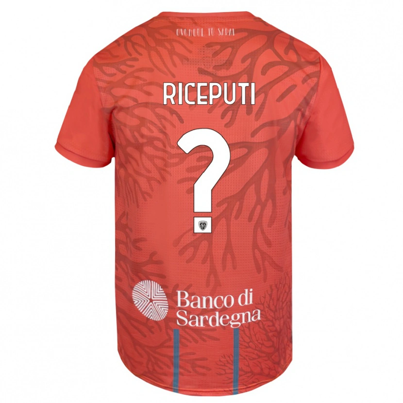 Danxen Kinderen Davide Riceputi #0 Oranje Rood Wit Keepersshirt 2025/26 T-Shirt