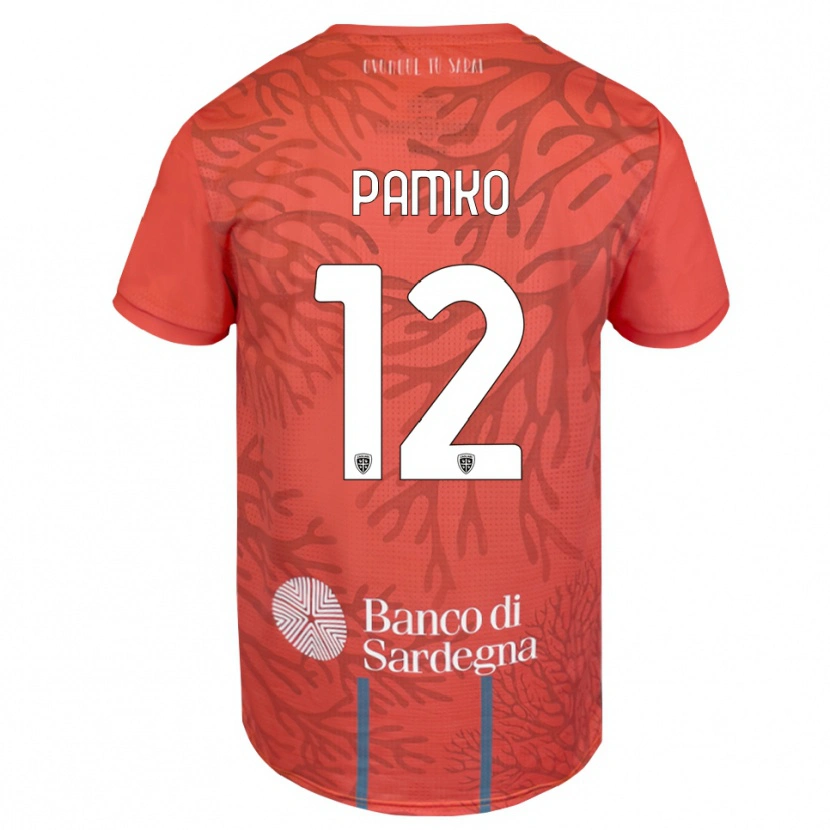 Danxen Kinderen Dmytro Panko #12 Oranje Rood Wit Keepersshirt 2025/26 T-Shirt