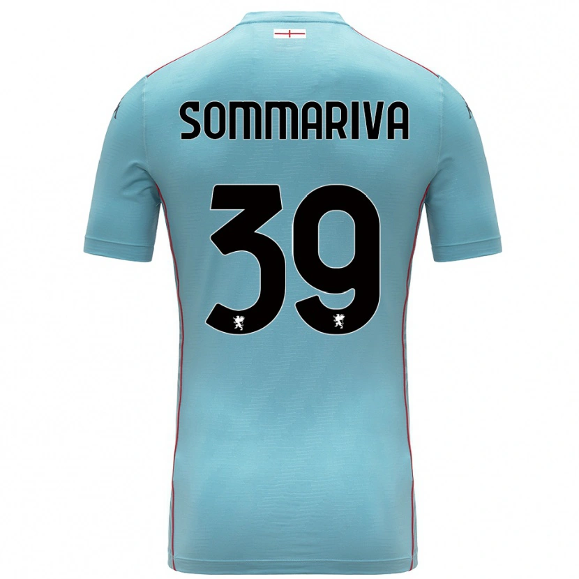 Danxen Kinderen Daniele Sommariva #39 Blauw Grijs Keepersshirt 2025/26 T-Shirt