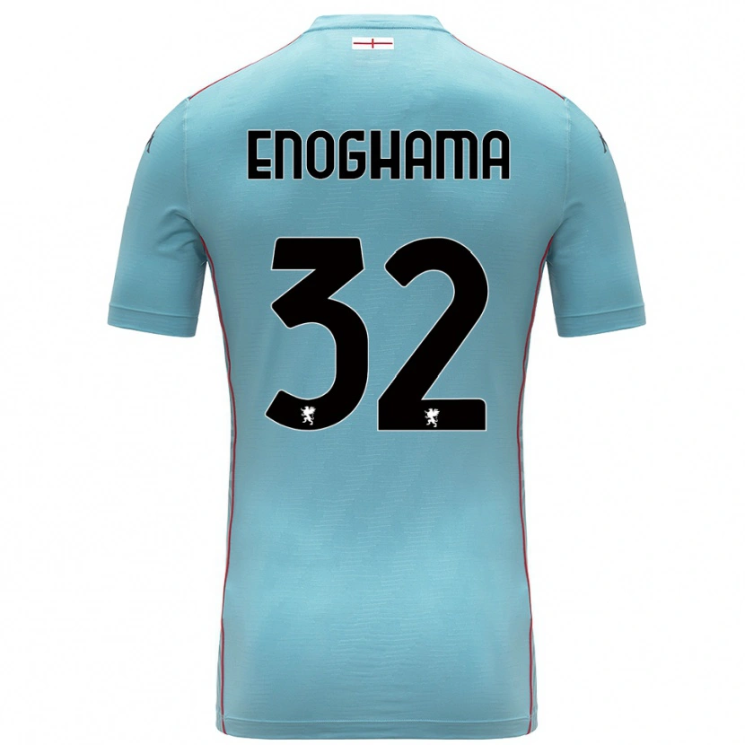 Danxen Kinderen Isaac Enoghama #32 Blauw Grijs Keepersshirt 2025/26 T-Shirt