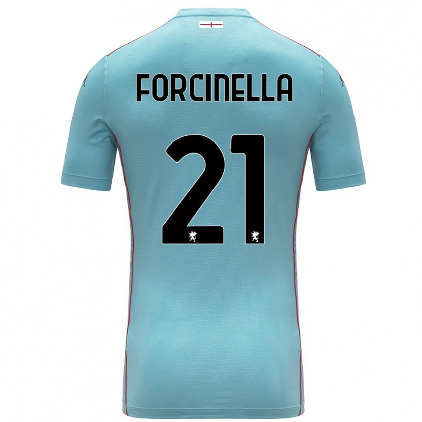 Danxen Kinderen Camilla Forcinella #21 Blauw Grijs Keepersshirt 2025/26 T-Shirt