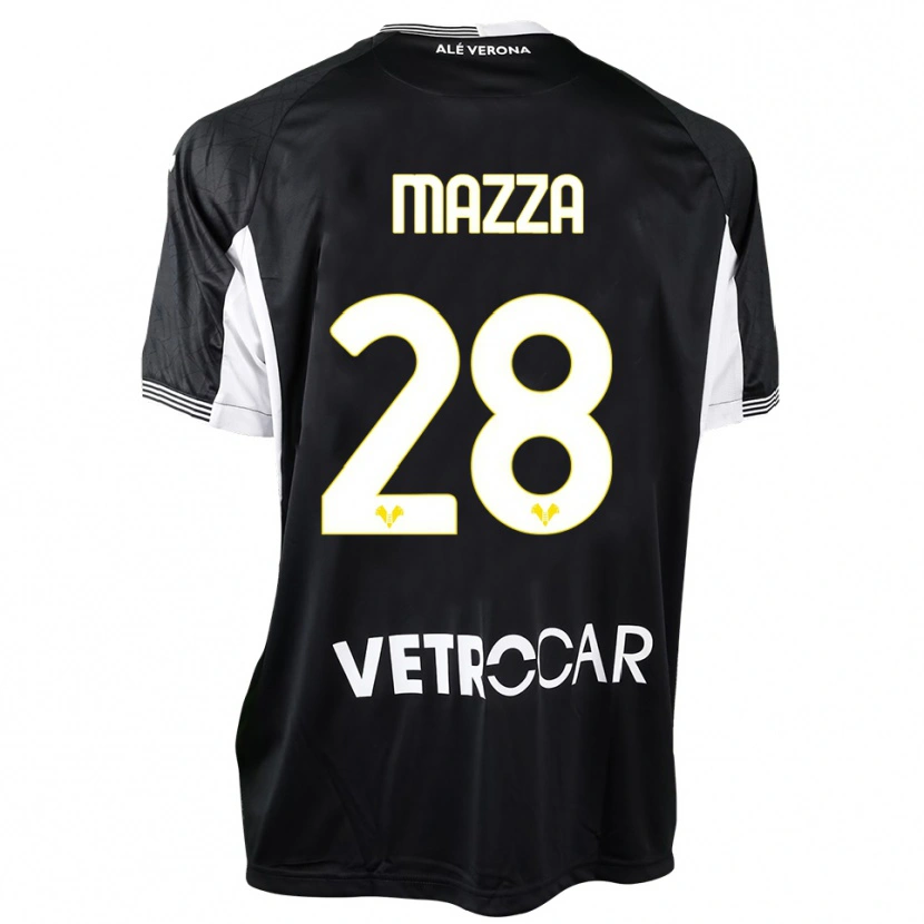 Danxen Kinderen Vittoria Karol Mazza #28 Zwart Wit Keepersshirt 2025/26 T-Shirt