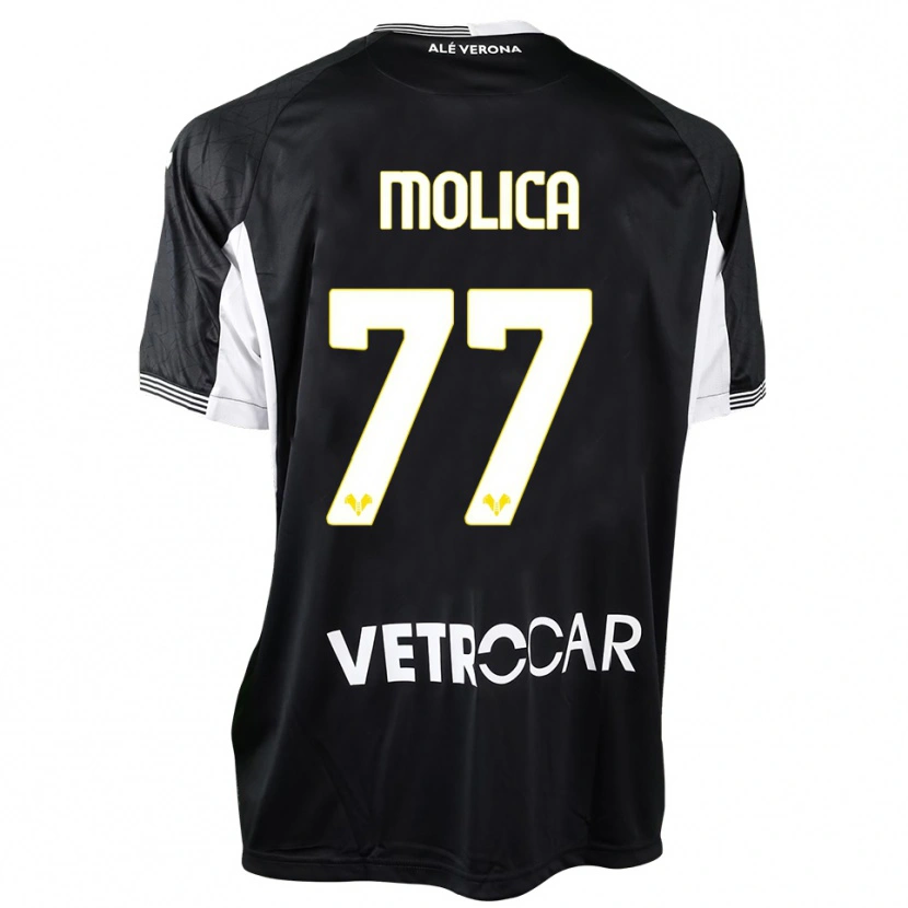 Danxen Kinderen Francesco Molica #77 Zwart Wit Keepersshirt 2025/26 T-Shirt