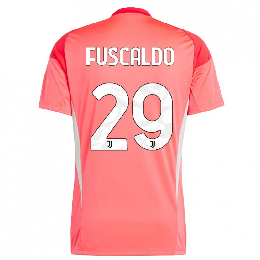 Danxen Kinderen Matteo Fuscaldo #29 Rood Oranje Keepersshirt 2025/26 T-Shirt