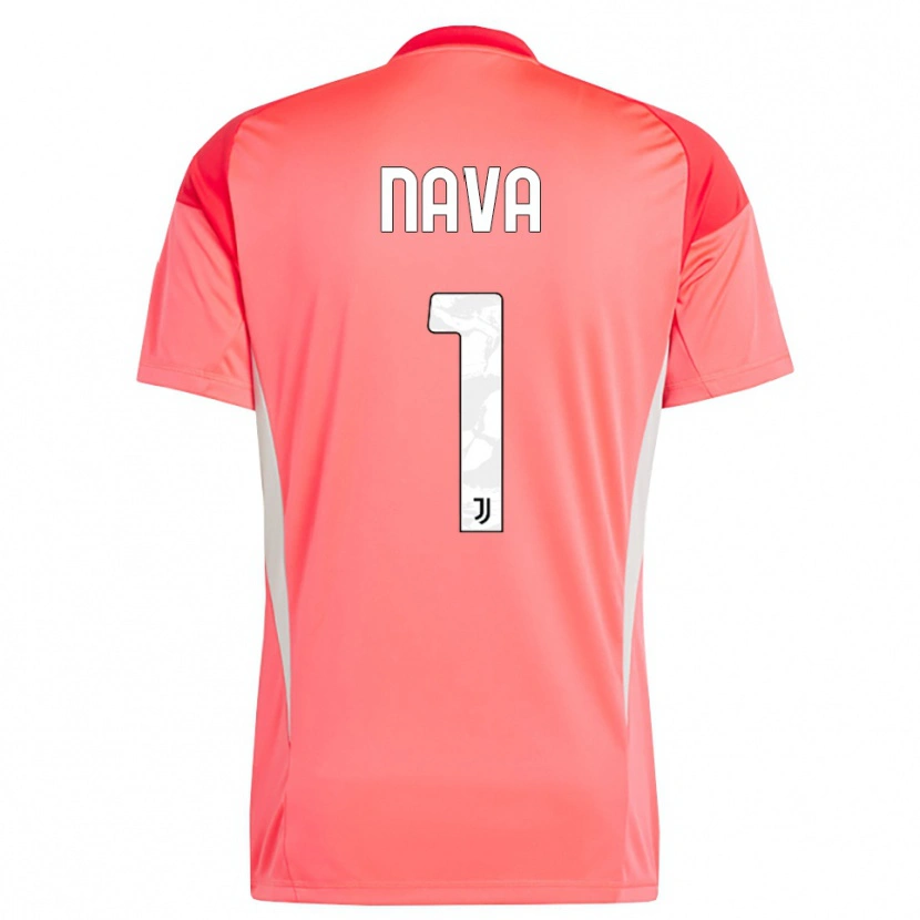 Danxen Kinderen Sebastiano Nava #1 Rood Oranje Keepersshirt 2025/26 T-Shirt