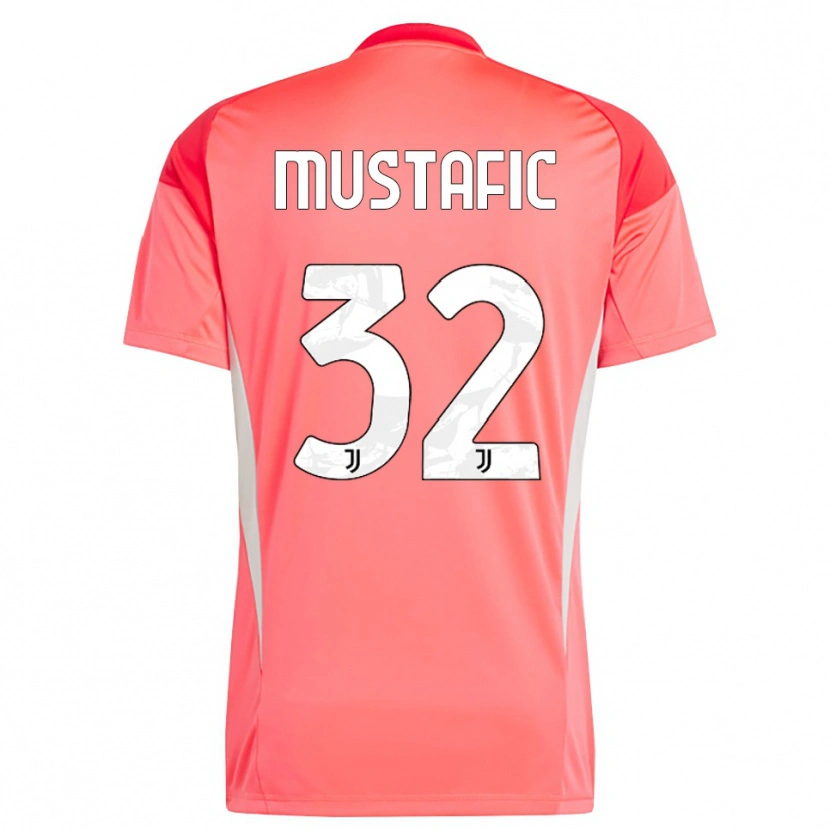 Danxen Kinderen Emma Mustafic #32 Rood Oranje Keepersshirt 2025/26 T-Shirt