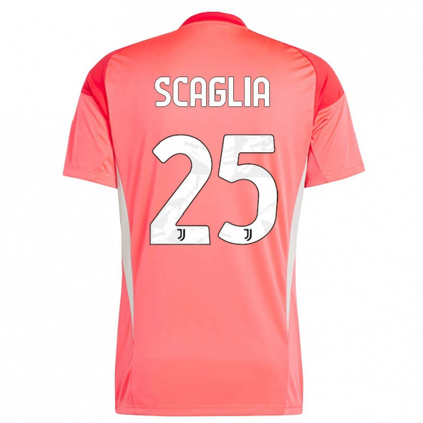 Danxen Kinderen Simone Scaglia #25 Rood Oranje Keepersshirt 2025/26 T-Shirt