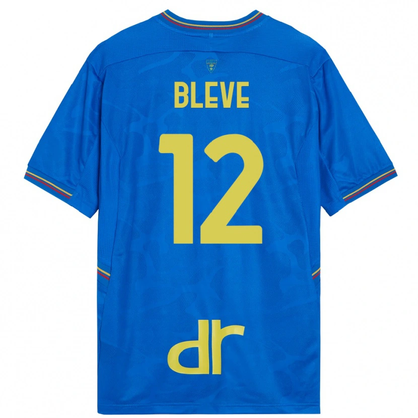 Danxen Kinderen Daniele Bleve #12 Koninklijk Blauw Bruin Keepersshirt 2025/26 T-Shirt