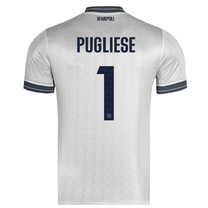 Danxen Kinderen Claudio Pugliese #1 Lichtgrijs Keepersshirt 2025/26 T-Shirt