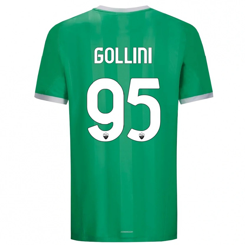 Danxen Kinderen Pierluigi Gollini #95 Groen Wit Keepersshirt 2025/26 T-Shirt