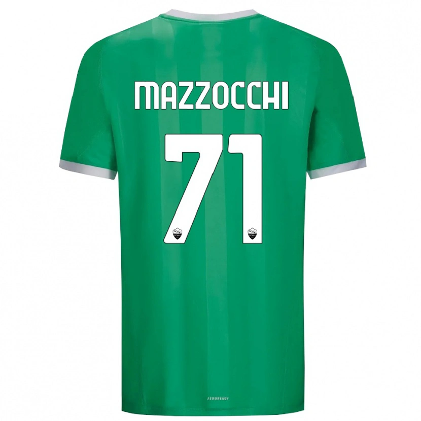 Danxen Kinderen Giulia Mazzocchi #71 Groen Wit Keepersshirt 2025/26 T-Shirt