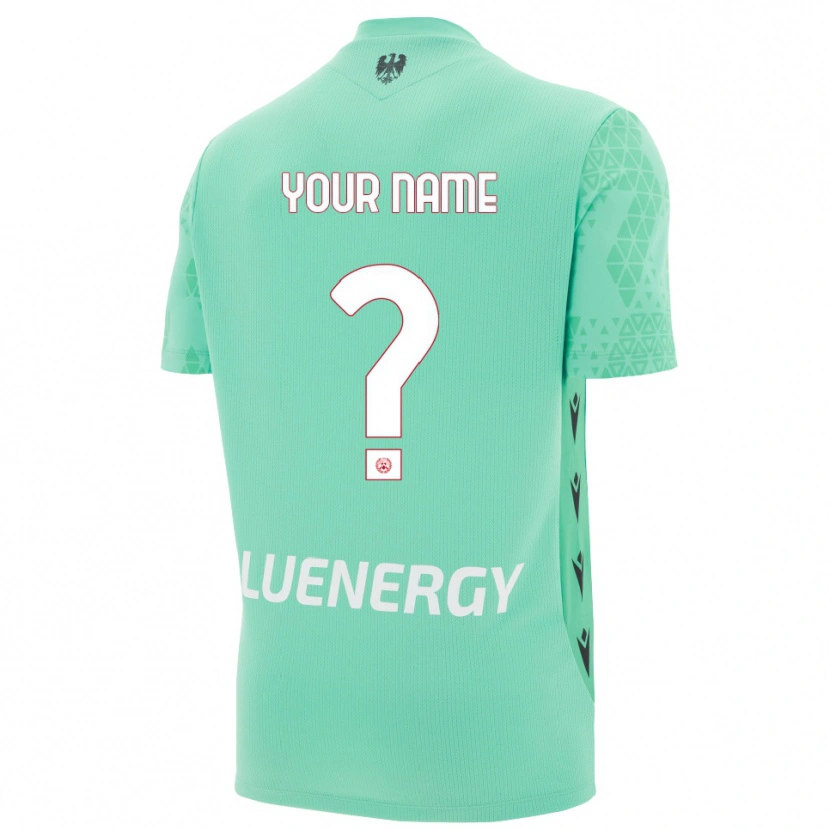 Danxen Kinderen Udinese Calcio Aquamarijn Zwart Keepersshirt 2025/26 T-Shirt