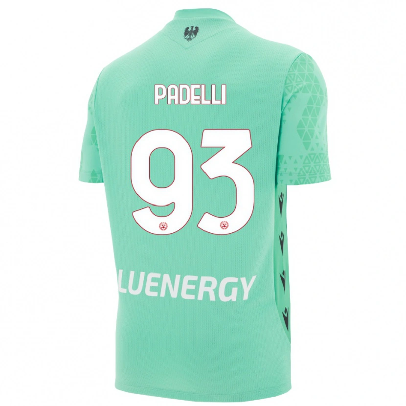 Danxen Kinderen Daniele Padelli #93 Aquamarijn Zwart Keepersshirt 2025/26 T-Shirt