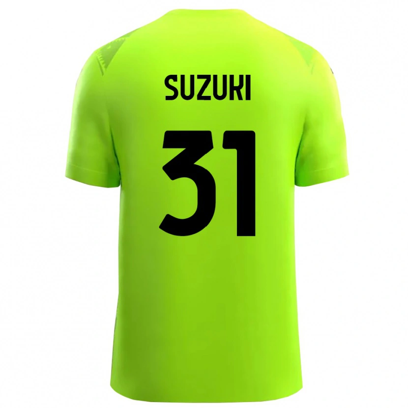 Danxen Kinderen Zion Suzuki #31 Gras Groen Zwart Keepersshirt 2025/26 T-Shirt