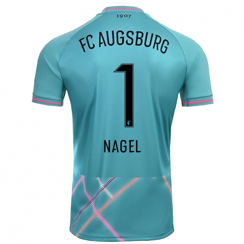 Danxen Kinderen Timo Nagel #1 Licht Zeegroen Keepersshirt 2025/26 T-Shirt