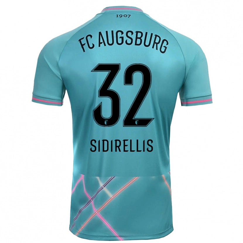 Danxen Kinderen Konstantinos Sidirellis #32 Licht Zeegroen Keepersshirt 2025/26 T-Shirt