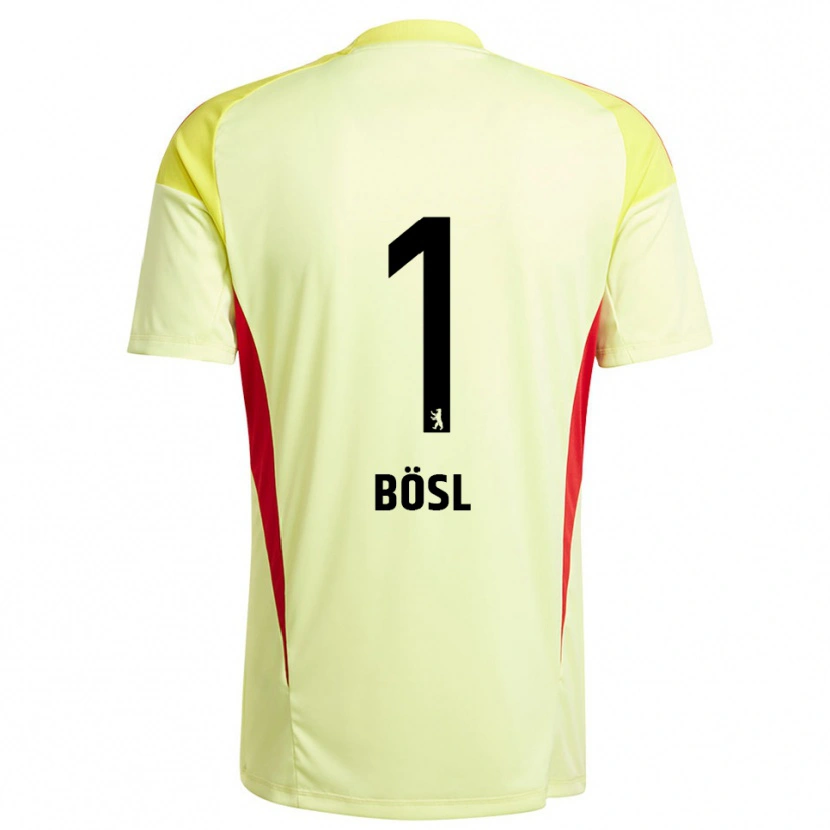 Danxen Kinderen Cara Bösl #1 Licht Geel Zwart Keepersshirt 2025/26 T-Shirt