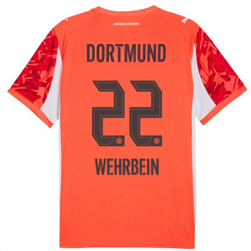 Danxen Kinderen Jan-Mattis Wehrbein #22 Rood Oranje Keepersshirt 2025/26 T-Shirt