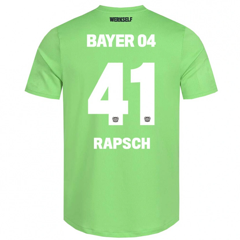 Danxen Kinderen Simeon Rapsch #41 Licht Groen Wit Keepersshirt 2025/26 T-Shirt