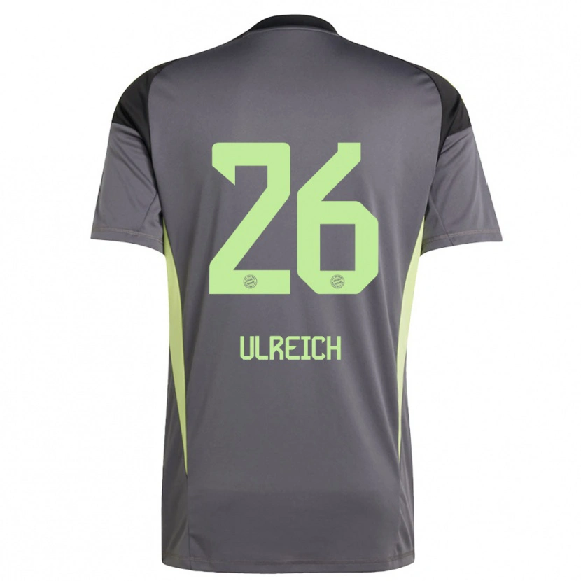 Danxen Kinderen Sven Ulreich #26 Zwart Groen Geel Keepersshirt 2025/26 T-Shirt