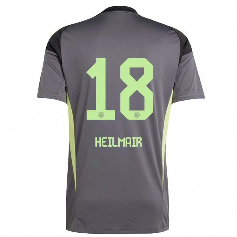 Danxen Kinderen Hannes Heilmair #18 Zwart Groen Geel Keepersshirt 2025/26 T-Shirt