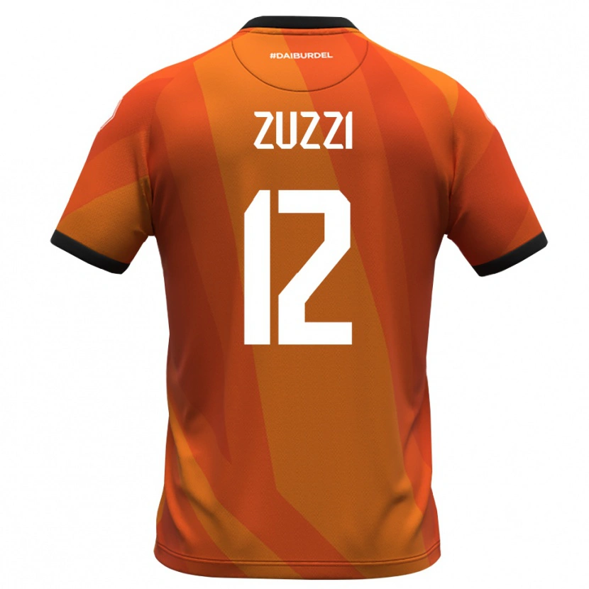 Danxen Kinderen Riccardo Zuzzi #12 Koraal Wit Zwart Keepersshirt 2025/26 T-Shirt