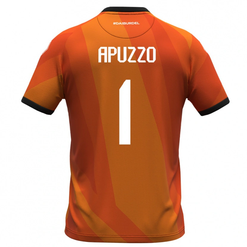 Danxen Kinderen Davide Apuzzo #1 Koraal Wit Zwart Keepersshirt 2025/26 T-Shirt