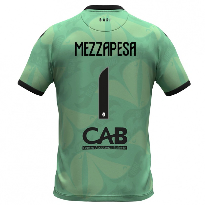 Danxen Kinderen Alessandro Mezzapesa #1 Donker Zeegroen Keepersshirt 2025/26 T-Shirt