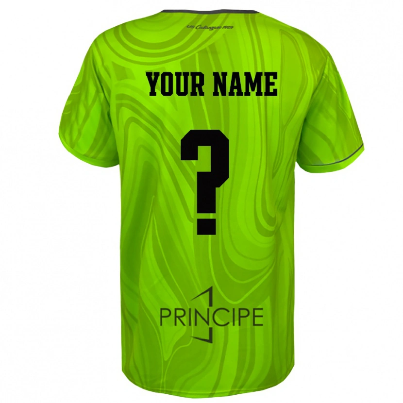 Danxen Kinderen US Catanzaro 1929 Geel Groen Zwart Keepersshirt 2025/26 T-Shirt