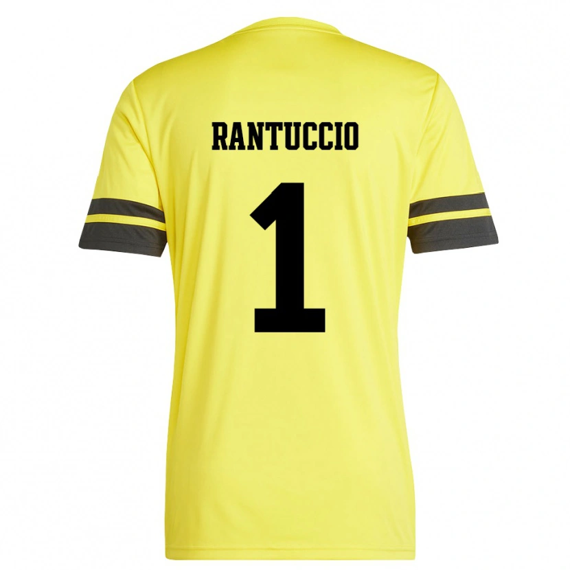 Danxen Kinderen Carmelo Rantuccio #1 Geel Zwart Keepersshirt 2025/26 T-Shirt