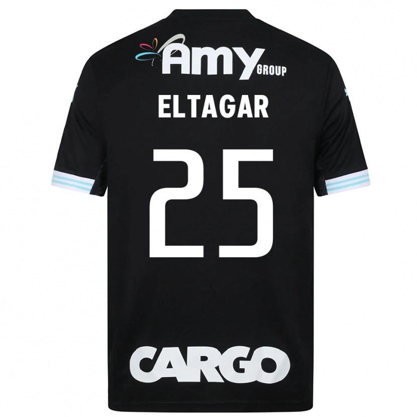 Danxen Kinderen Barak Eltagar #25 Wit Zwart Keepersshirt 2025/26 T-Shirt